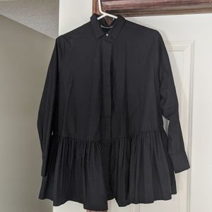 Basic black zara shirt